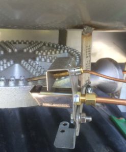 Burner, thermocouple, and pilot light assembly