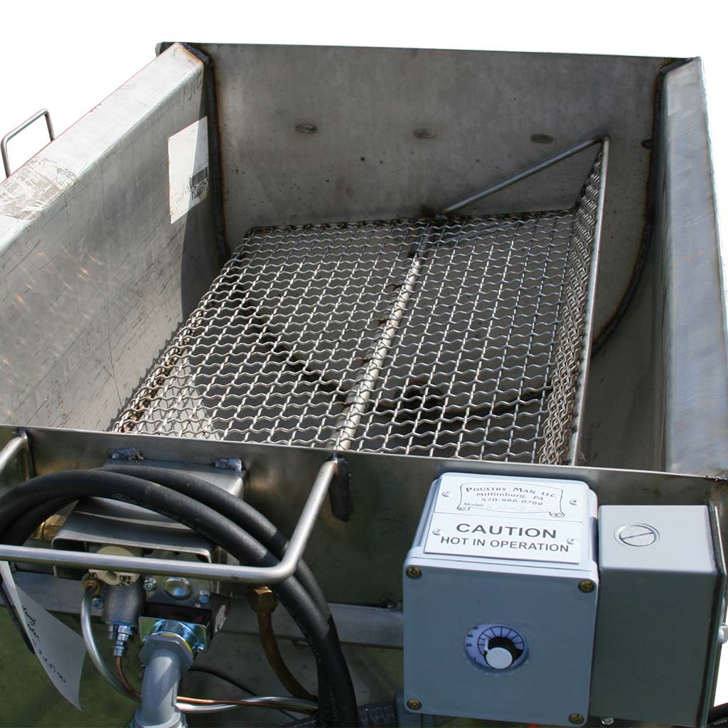 Rotary scalder top