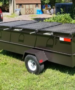 Charcoal Chicken Grill with Wheels and Hitch