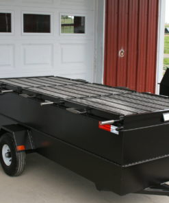 Charcoal Chicken Grill with Wheels and Hitch - Large Racks