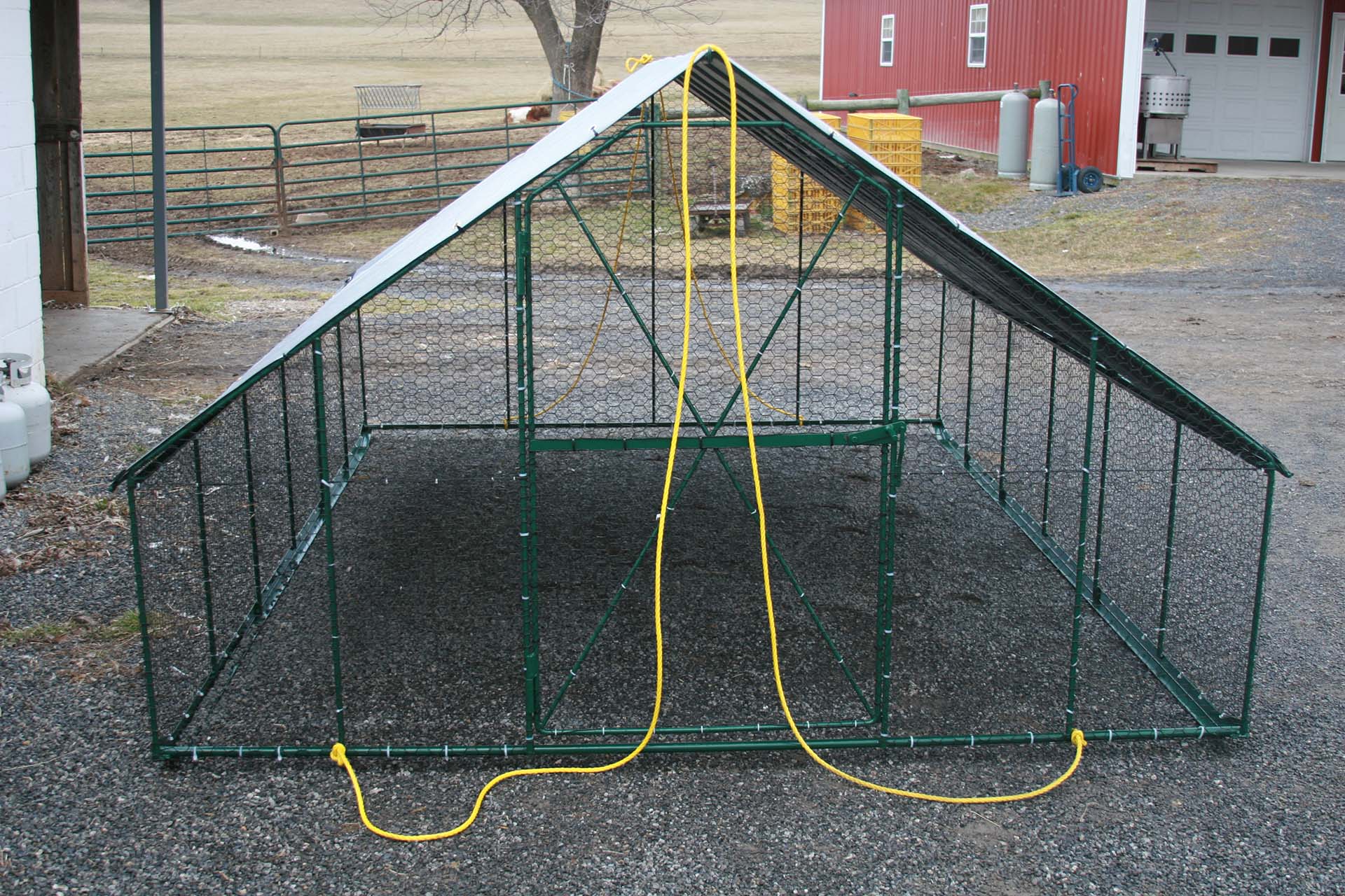 Metal Pastured Poultry Shelter