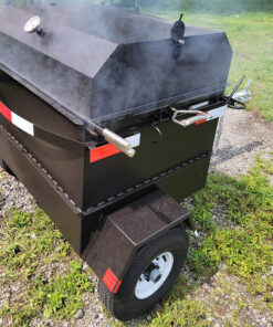 single pit with lid closed.